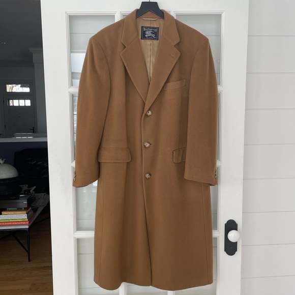 Burberry 100% Cashmere Brown Trench Coat - Picture 1 of 8